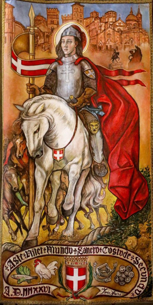 Drappo per la corsa